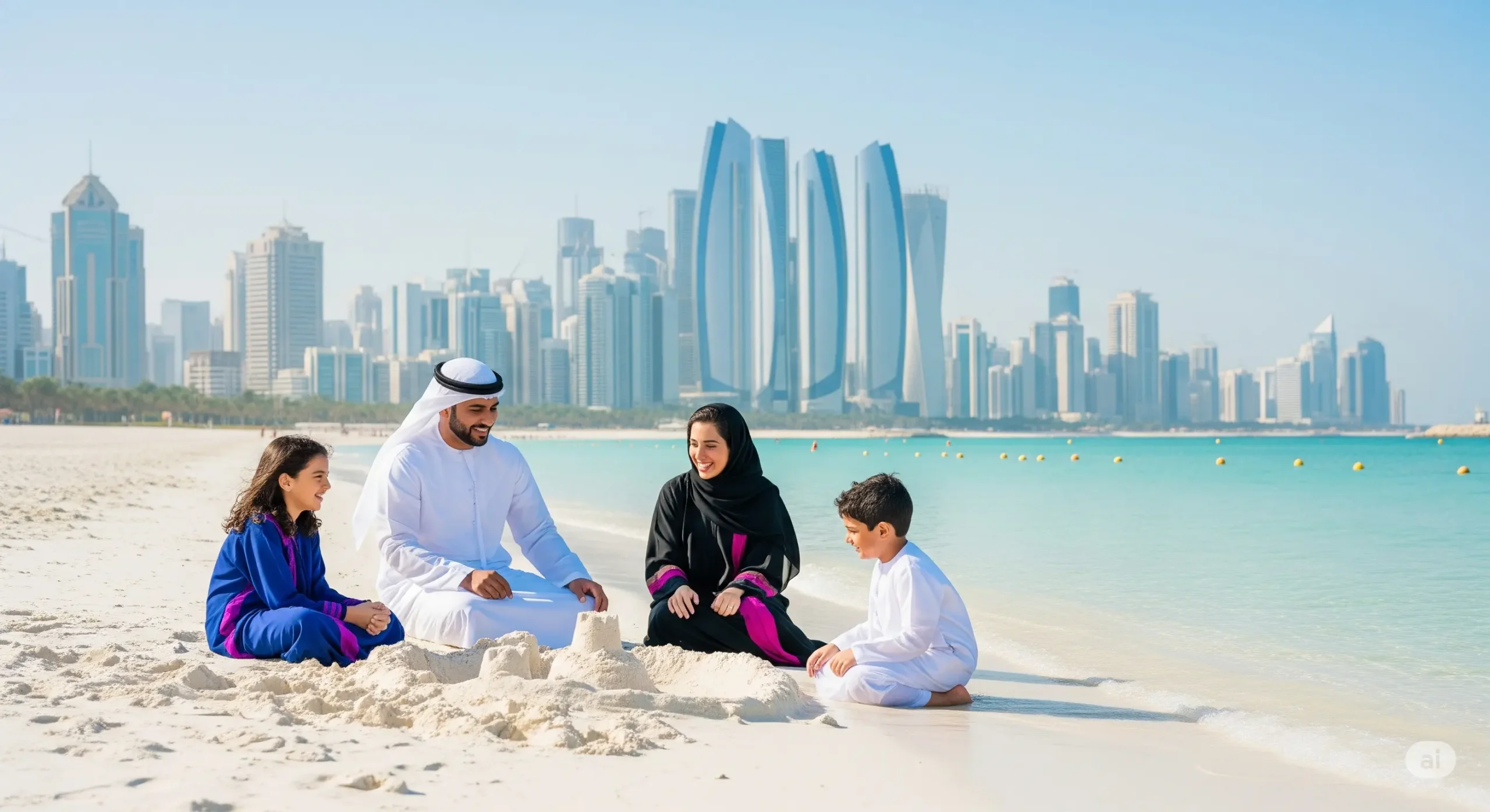 Abu Dhabi family resorts beach fun